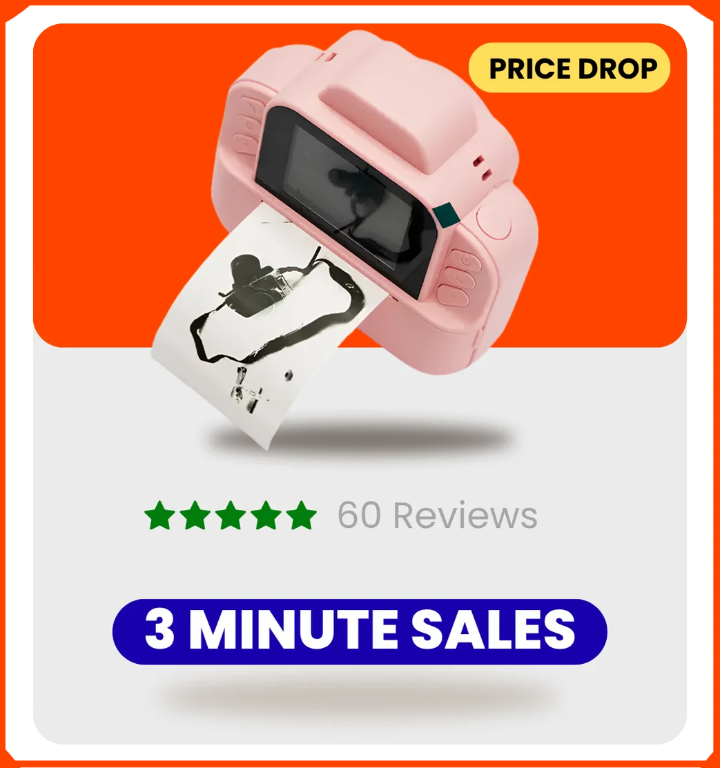 Instant Print Camera 2.4″ – Portable Digital Camera with Thermal Printing Instant Print Camera 2.4″ – Portable Digital Camera with Thermal Printing